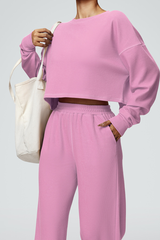 Autumn and winter round-neck sweatshirt