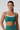 Women's Color Block Crisscross Back Thin Strap Sports Bra