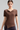 Women's Collared Naked Feel Asymmetric Slit Hem T-shirt
