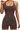 Women's Leopard Cross Back One-Piece Workout Jumpsuits