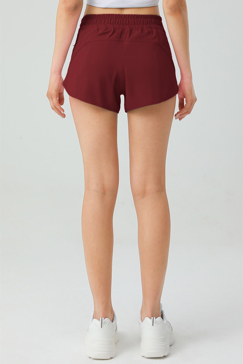Women'S Anti-Exposure Loose Breathable Quick-Drying Tight Sports Shorts