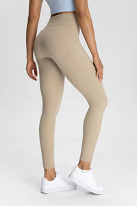 Women Pocket High-Waisted Naked Feel Quick-Dry Yoga Leggings