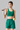 Women's Mesh Panel Racerback Bra And Shorts Two Piece Sets