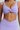 Women's Athletic Twist-Front V-neck Push-Up Bra