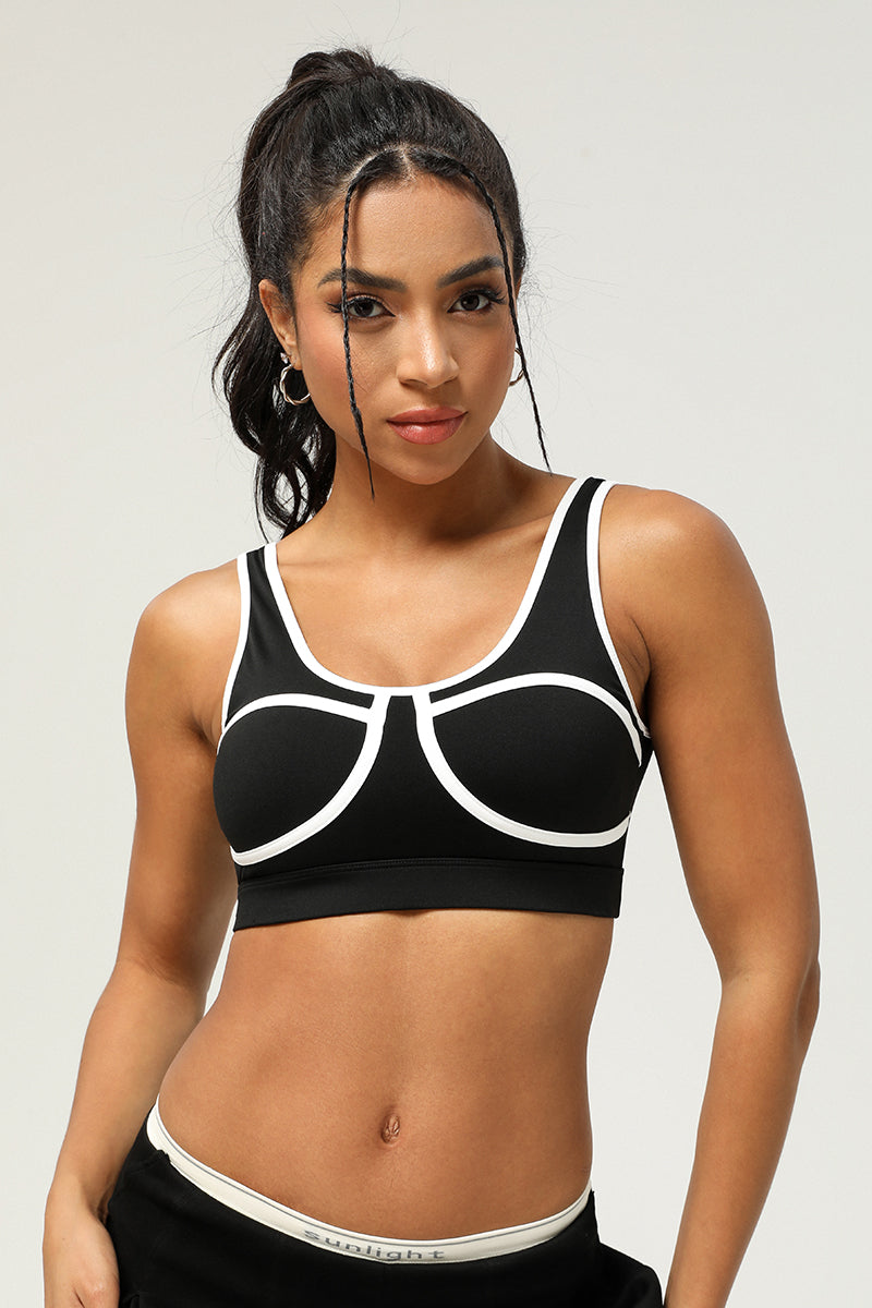 Women'S Contrasting Sports Bra