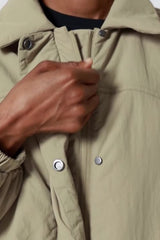 Women Lapel Casual Lightweight Waterproof Thermal Padded Jacket