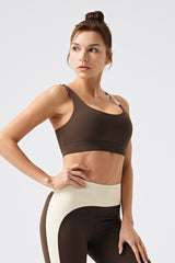 Women Eco-Friendly Recycled With Chest Pads Premium Feel Fitness Pilates Yoga Bra