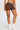 Women's Athletic Cross-Waist Color Block Biker Shorts