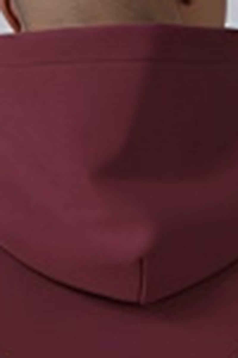 Men Heavyweight Cotton-Blend Hooded Sweatshirt