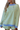 Women's Fall Striped Mockneck Sweatshirt and Shorts Set