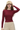 Women's Fall Ribbed Crew Neck Cropped Long Sleeve Top
