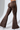 Women's High Rise Leopard Peach Butt Flared Sports Pants