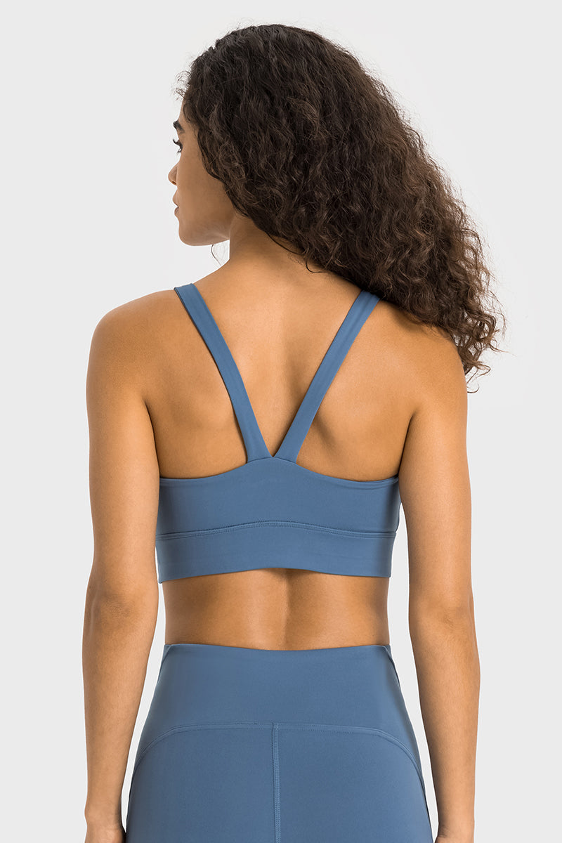 Women's V-Back Anti-Shock Sports Bra