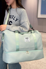 Women Multi-Functional Gym Bag and Small Pouch 2-Piece Set