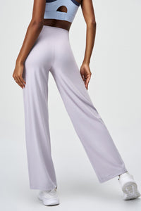 High Waisted Drawstring Sport Flared Pants
