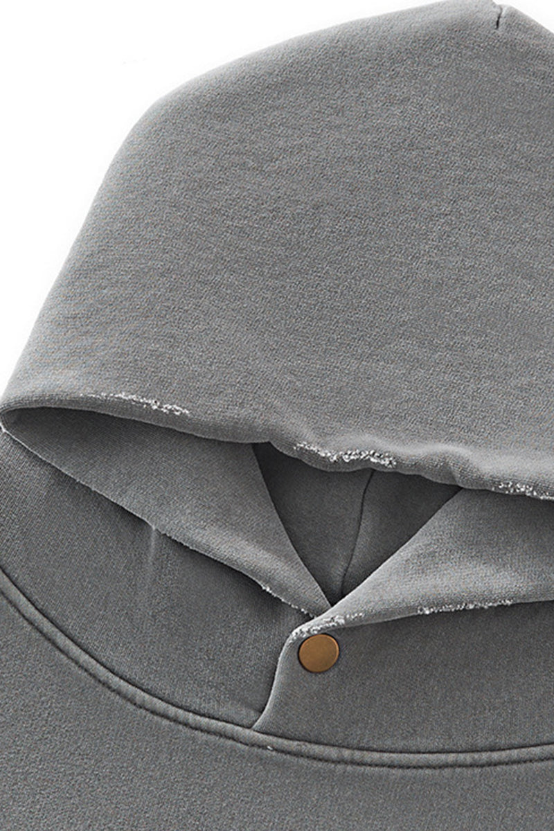 Unisex Casual Loose Fleece Hoodie