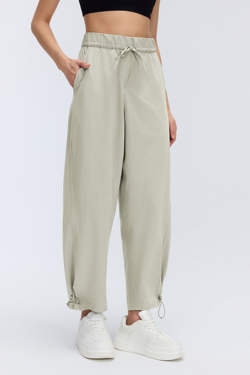 Women's Solid Simple Versatile Drawstring Pants