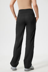Women Straight Loose Quick Dry Breathable Commuter Running Sports Casual Fitness Yoga Pants