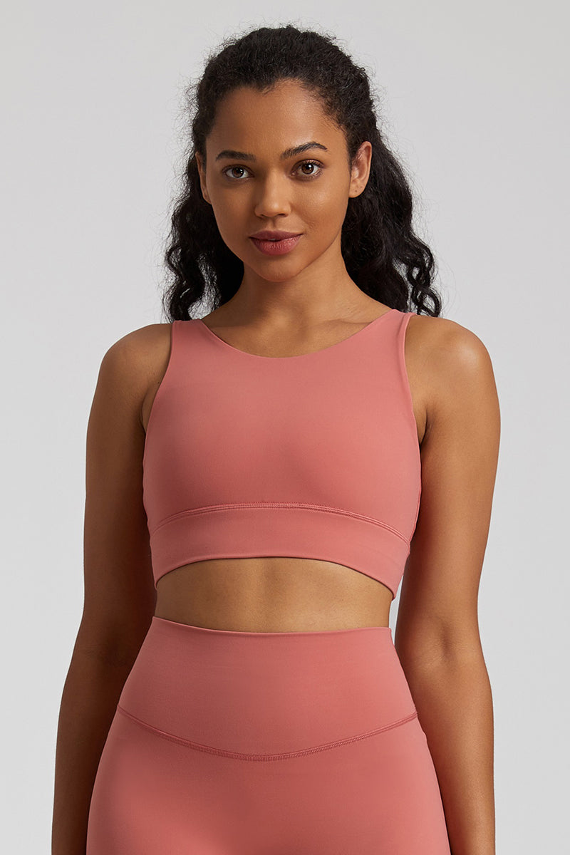 Wider Double Straps Sports Bra