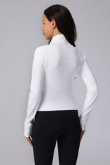 Women'S Slim Fit Sports Zipper Jacket