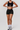 Women's Sets:Polka Dot Print Mesh Back Bra & Pleated Shorts