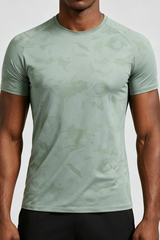 Men's Camouflage Mesh Quick Dry Sports Casual T-shirt