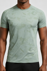 Men's Camouflage Mesh Quick Dry Sports Casual T-shirt