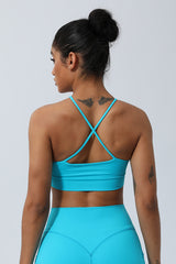 Women'S Hollowed-Out Slim Back Sports Bra