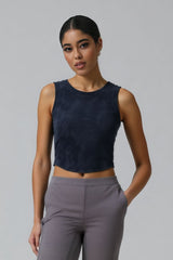 Women's Distressed Washed Tank Top - Streetwear Style