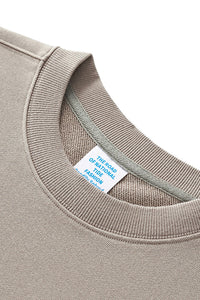 Unisex Heavyweight Brushed Crew Neck Casual Hoodie