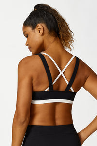 Women'S Color Clash Sports Bra