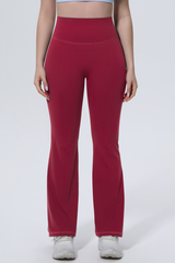 Women's Athletic High-Waist Shapewear Flare Pants
