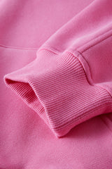 Women's velvet thickened cropped hooded sweatshirt