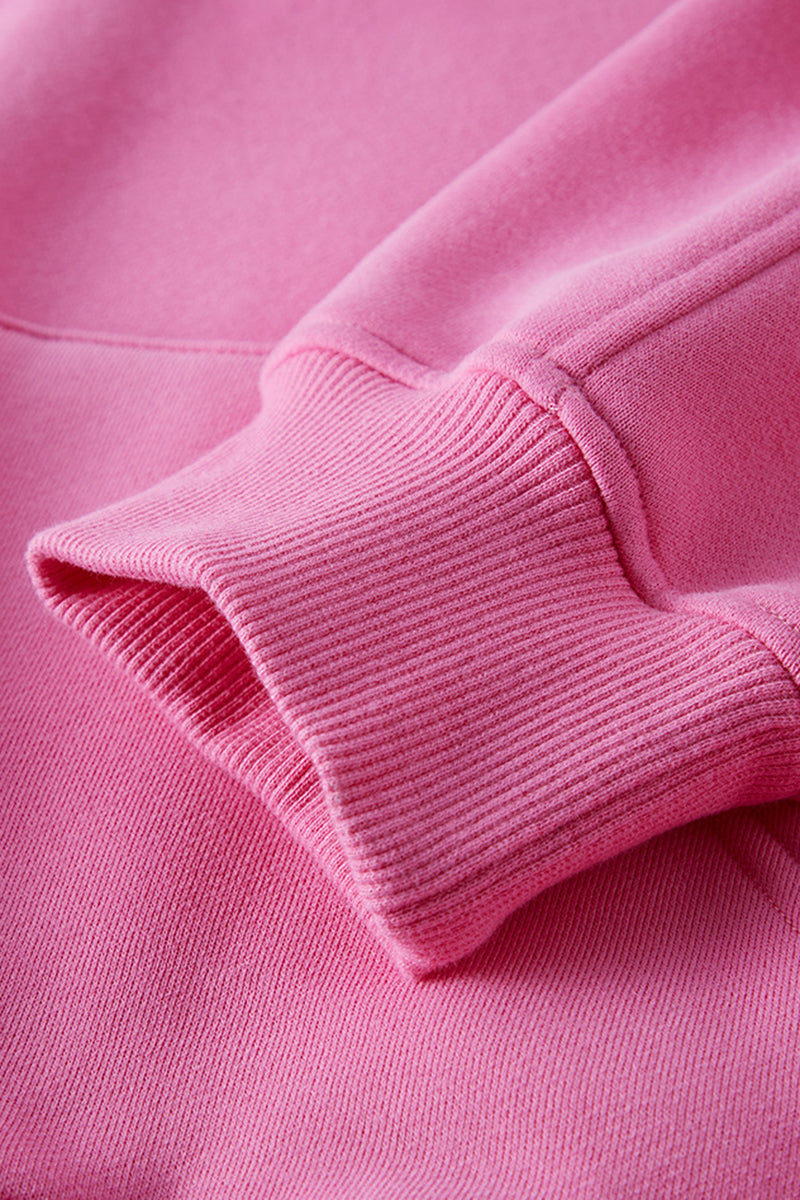 Women's velvet thickened cropped hooded sweatshirt