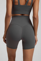 High-Waisted, High-Stretch Athletic Shorts