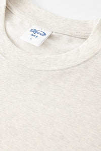 Unisex Heavyweight Oversize Long Sleeve Tee: Retro Textured Fabric Round Neck Design