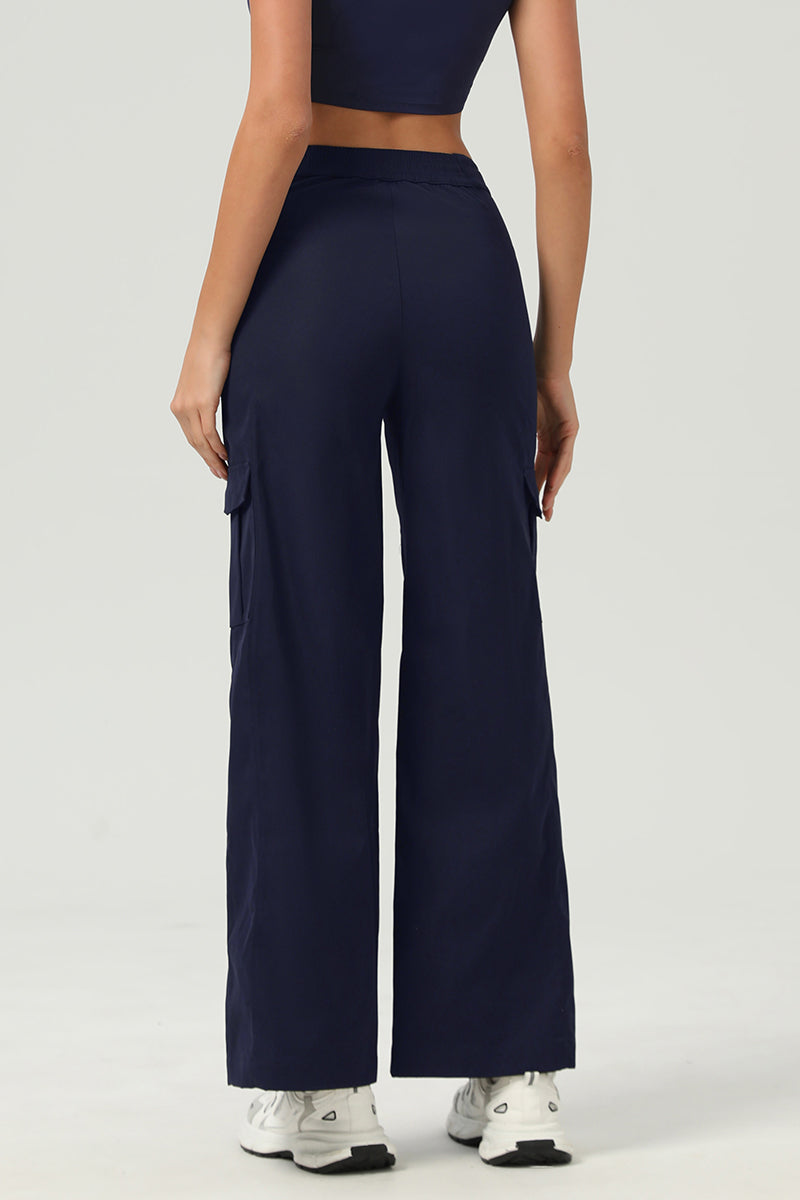 Women Loose Straight Leg Workout Jogger Pants