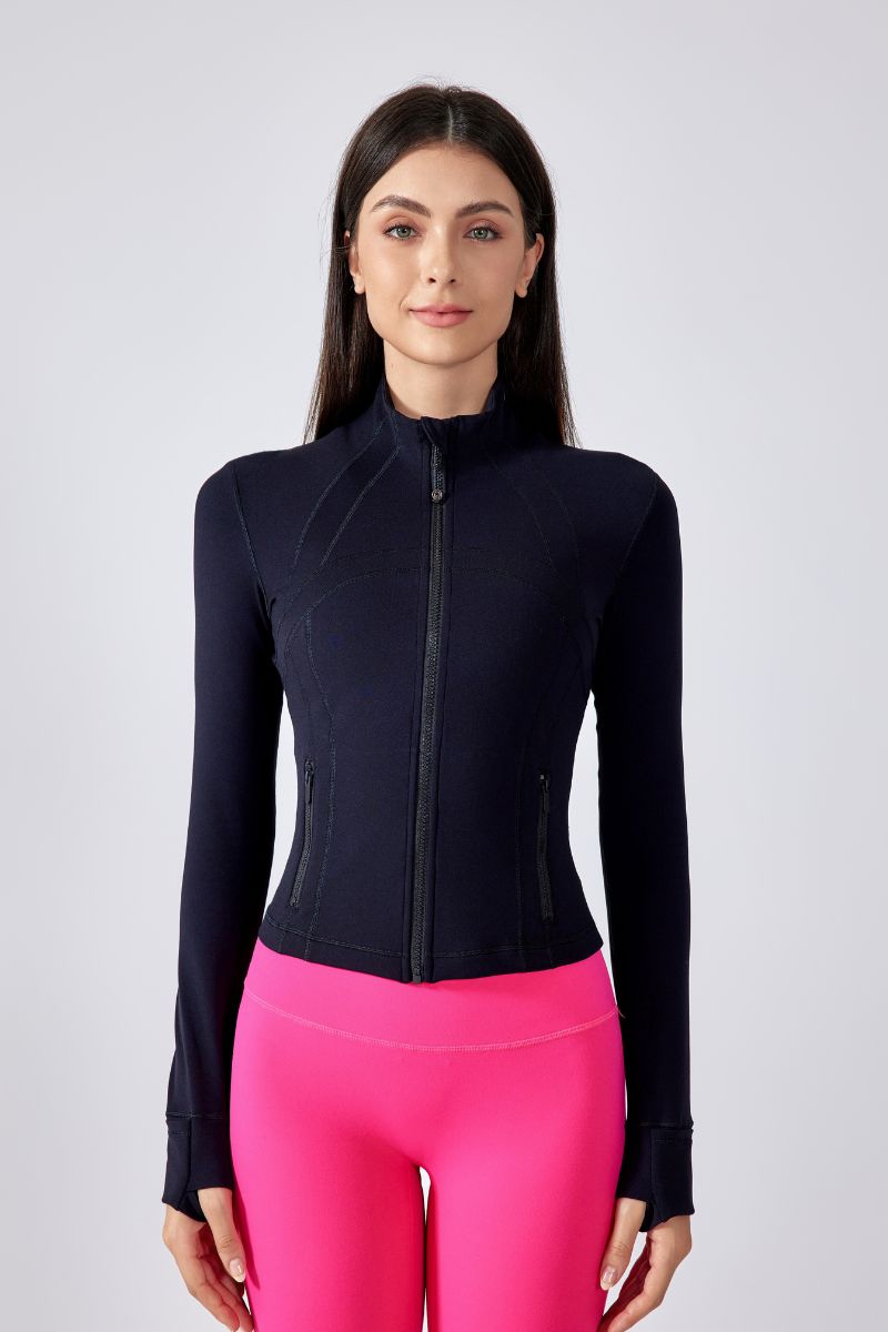 Women Breathable Fitness Active Yoga Jacket