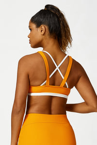 Women'S Color Clash Sports Bra