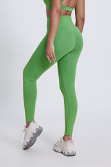 Women'S Bright Crossover High-Waisted Hip Lift Dance Stretch Cropped Pants