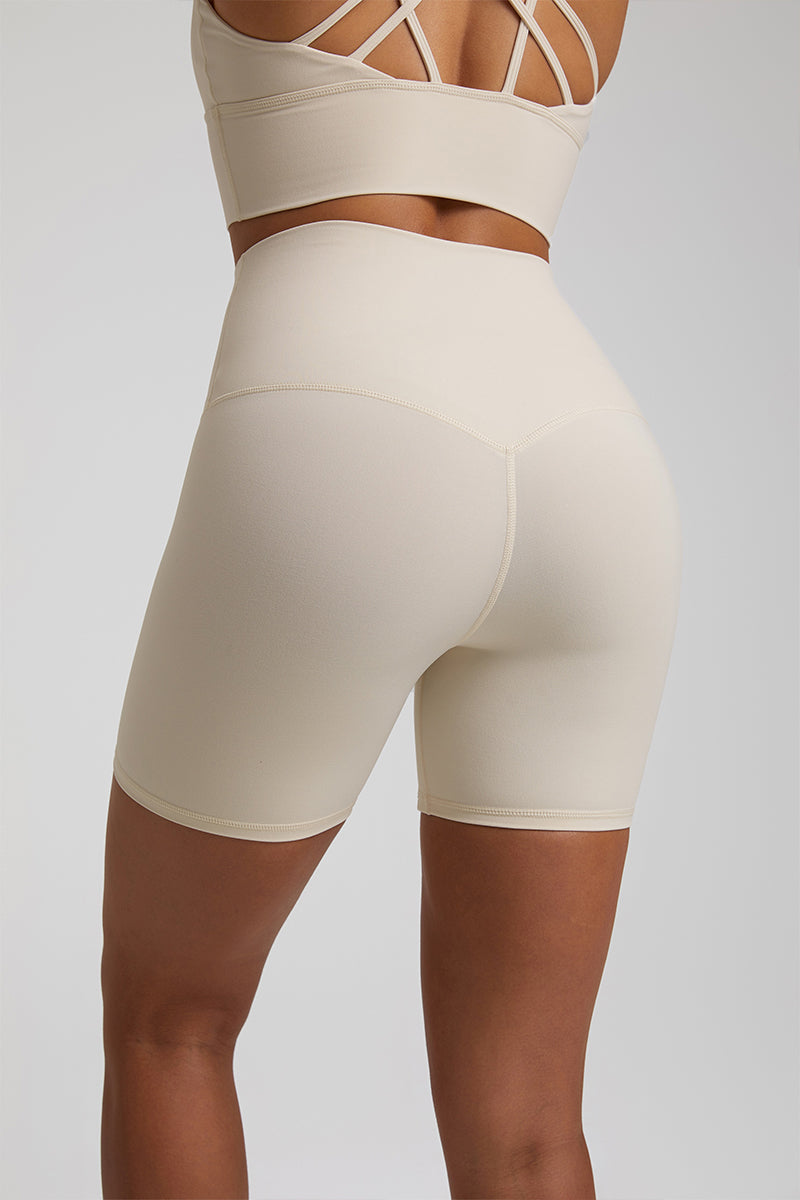 High-Waisted, High-Stretch Athletic Shorts