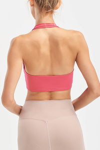 Women'S Halter Hollow Yoga Bra