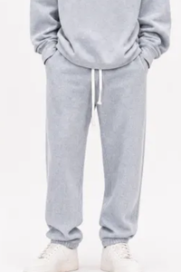 Unisex Fall Vintage Washed Elastic Waist Drawstring Joggers