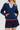 Women's Retro Campus Set:Half-Zip Sweatshirt & Pleated Skort