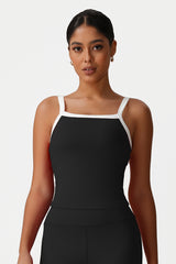 Women Color Block Yoga Sleeveless Tank Tops