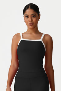 Women Color Block Yoga Sleeveless Tank Tops