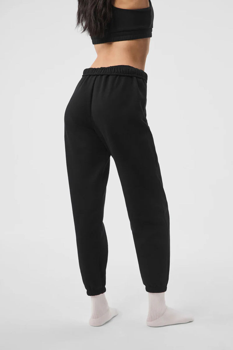 Women Relaxed Fit Cuffed Ankle Cotton Sweatpants