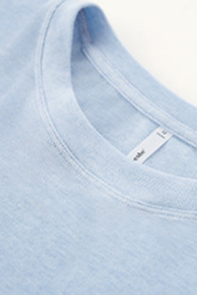 Women Tencel? Wool Relaxed Fit Long Sleeve Basic T-Shirt