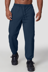 Men's  Quick-Dry Elastic Waist Drawstring Tapered Joggers