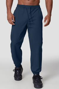 Men's  Quick-Dry Elastic Waist Drawstring Tapered Joggers